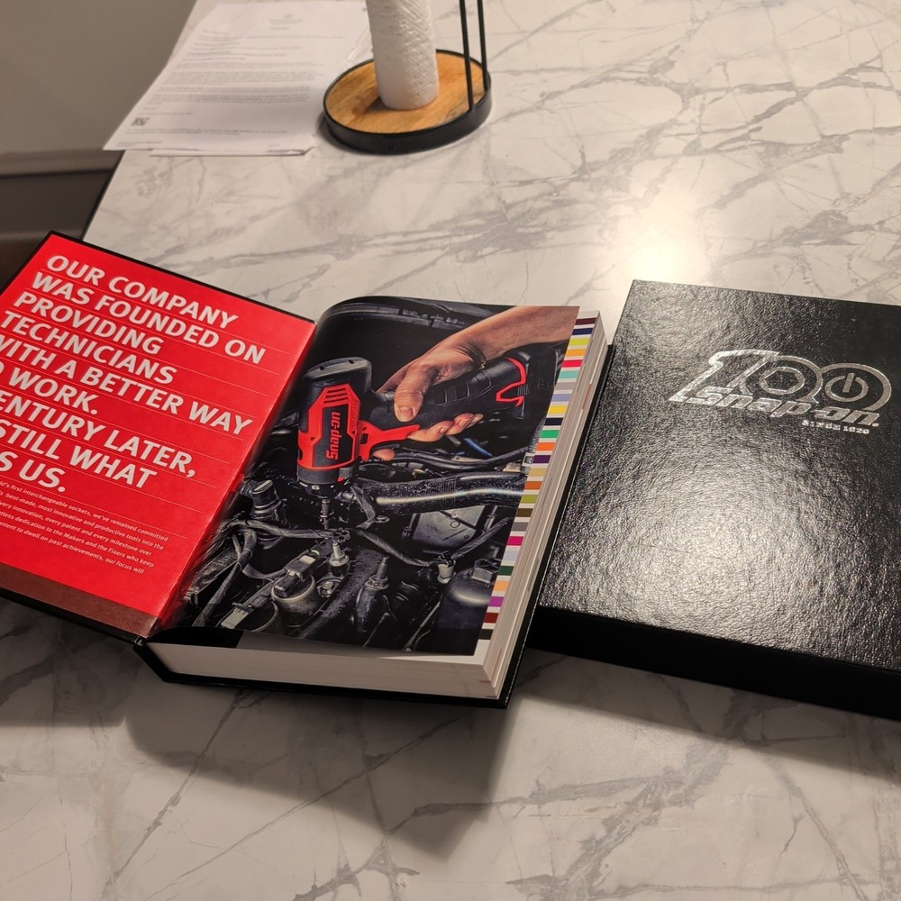 Snap-On Tool 100th Anniversary Hard Cover Tool Catalog