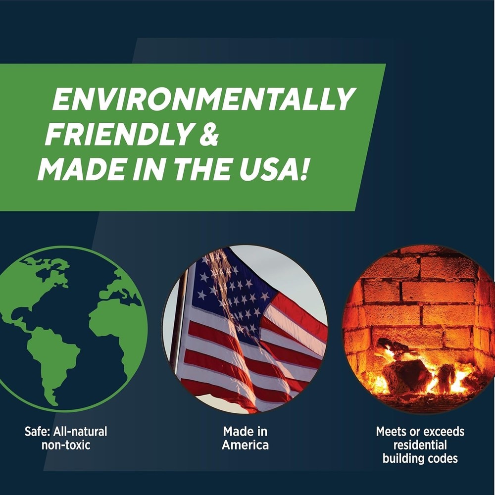 Rutland Fire Bricks, Properly Cured High Temperature FireBrick, -Made Residen...