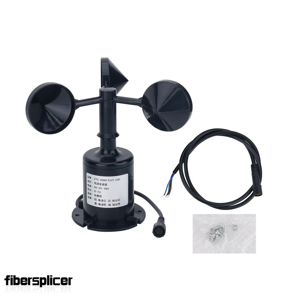 Wind Speed Sensor Anemometer with 0-5V Output Applied to Tower Cranes