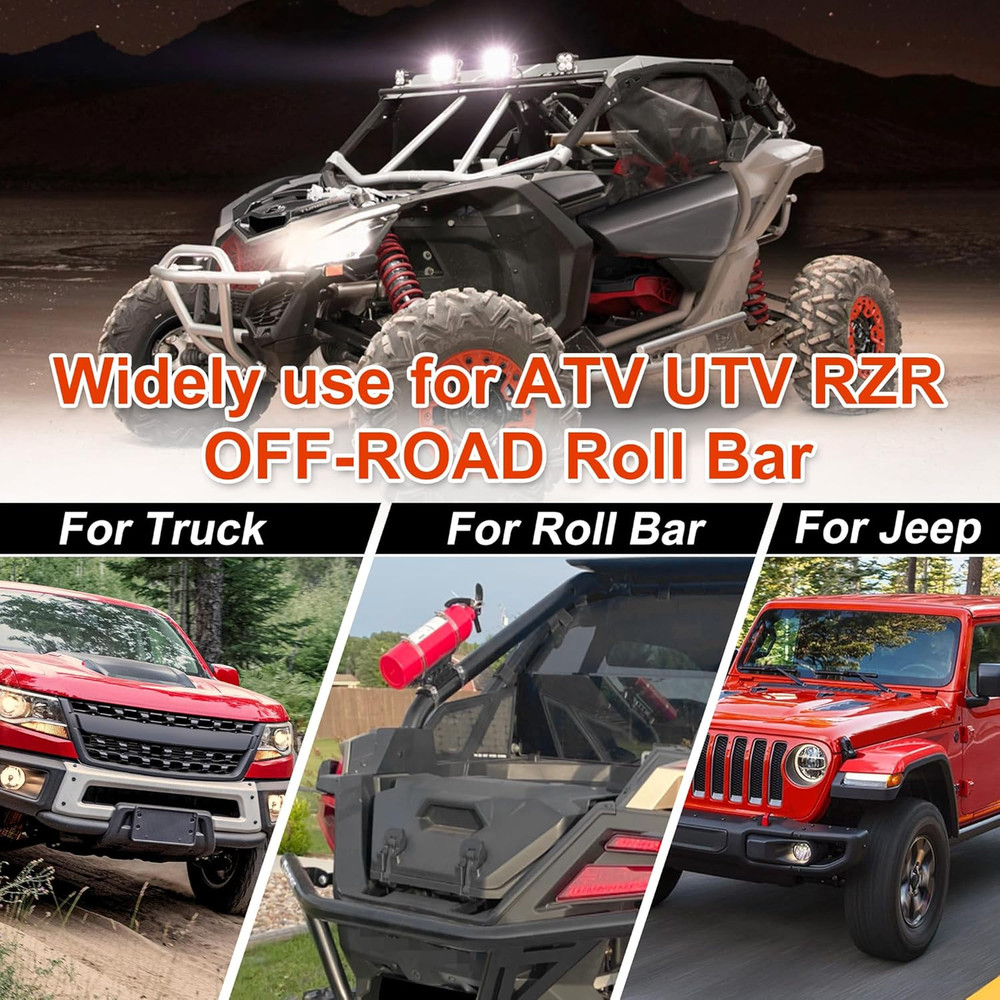 Quick Release Fire Extinguisher Mount Bracket Holder Aluminum Roll Bar Mount Bot