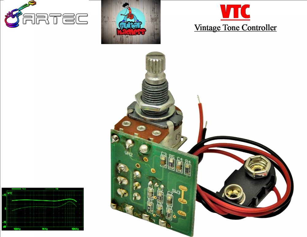 ARTEC VTC - ONBOARD - Vintage Tone Controller  ACTIVE CIRCUIT