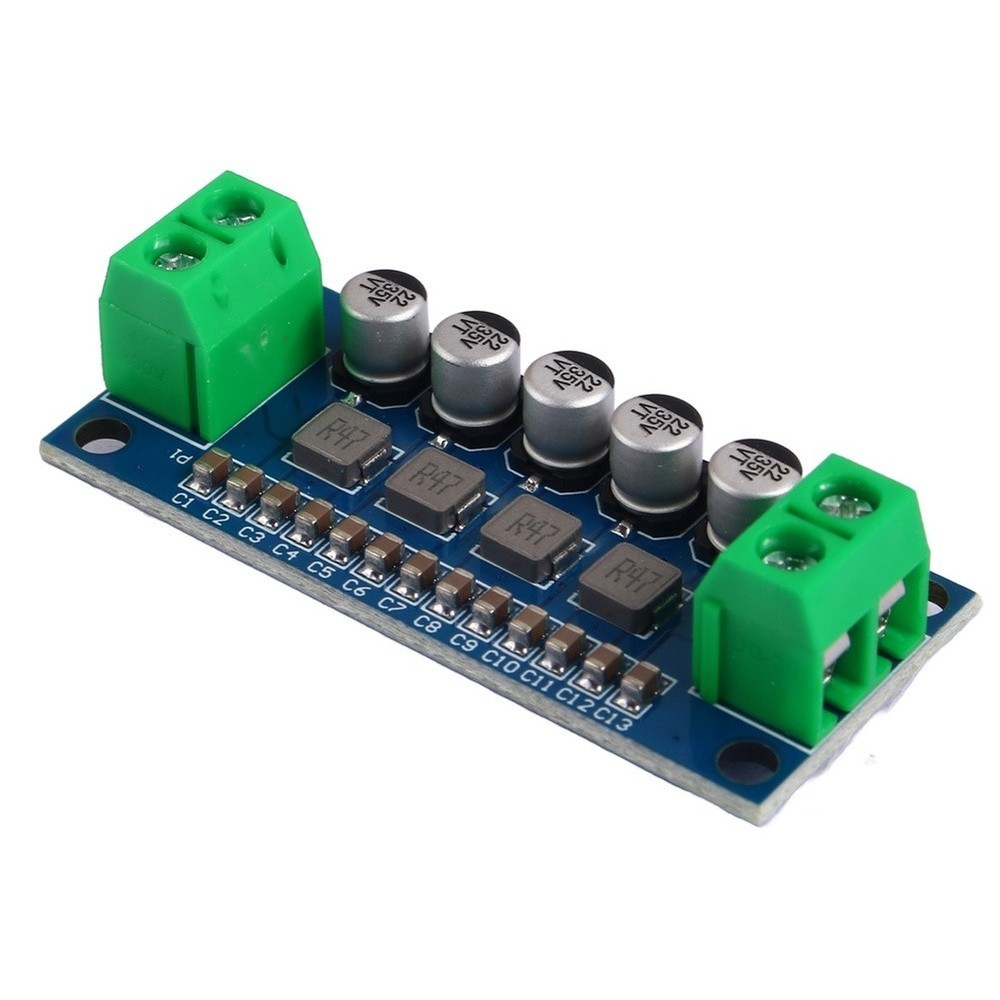12V 24V Input Low Pass Filter Regulator Module Up to 5A Current Capacity