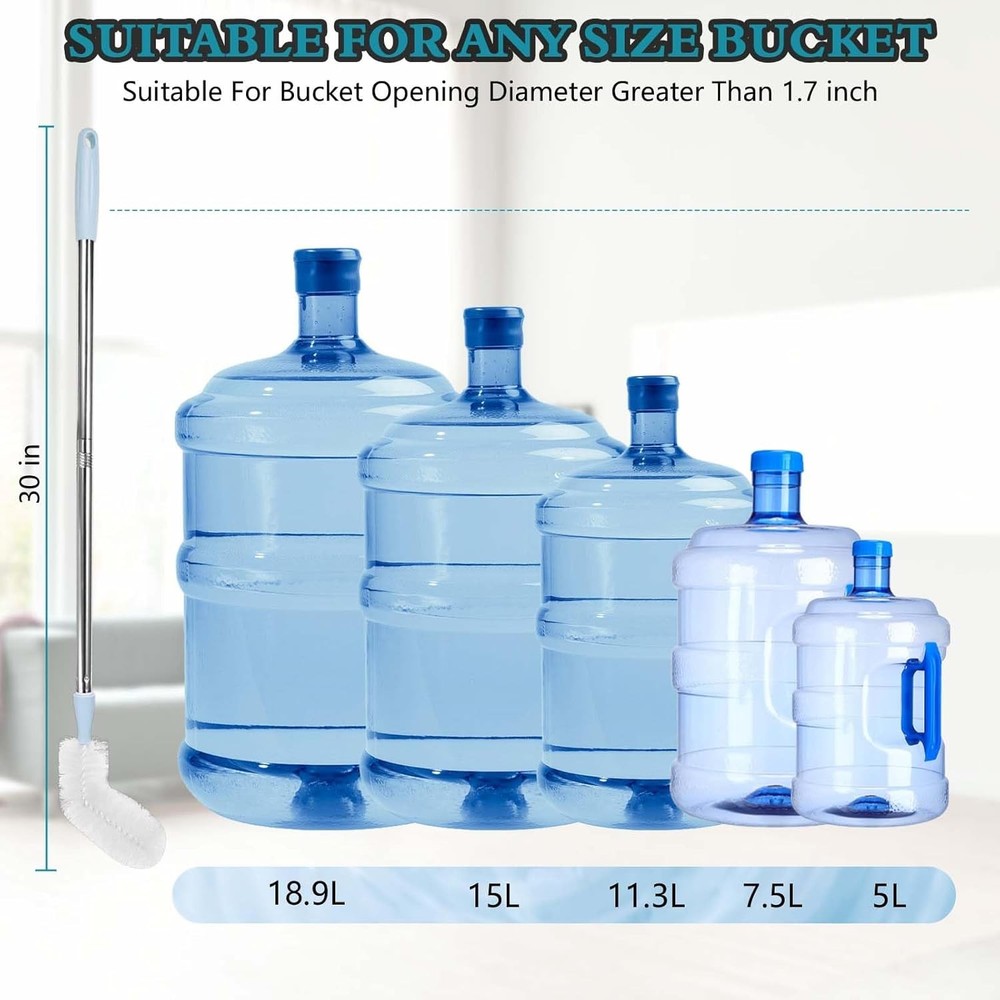 Long Bottle Brush Set for 3–5 Gallon Bottles