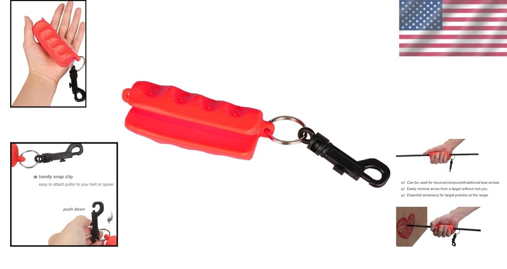 Essential Archery Arrow Puller with Keychain Clip for Safe Target Practice