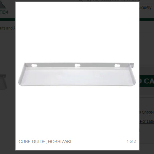 CUBE GUIDE, HOSHIZAKI  # 3A9745-01