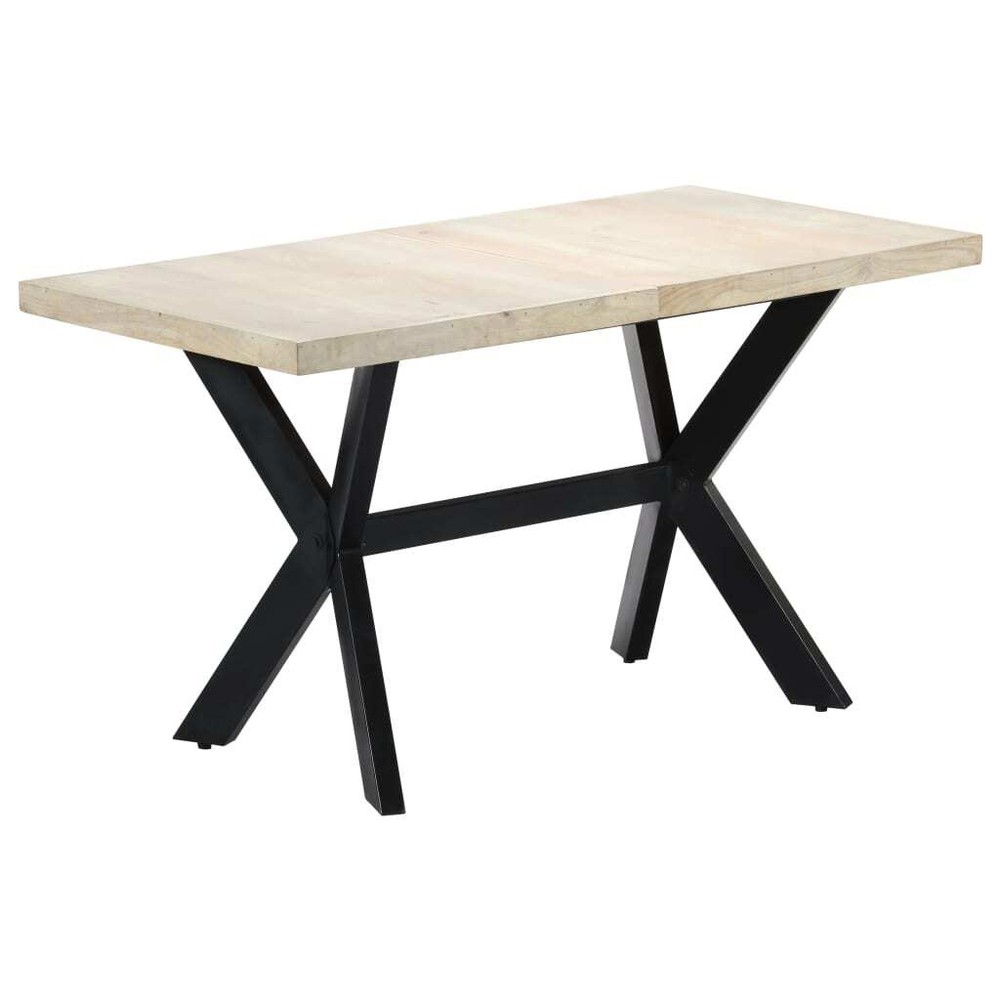 Dining Table Kitchen Table Dining Room Dinner Table Solid Mango Wood vidaXL