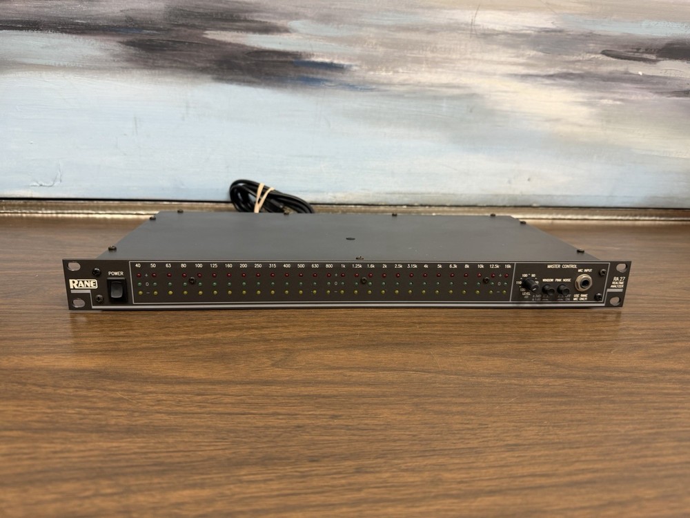 Rane RA 27 Rack Mount Realtime Spectrum Analyzer - Tested & Working