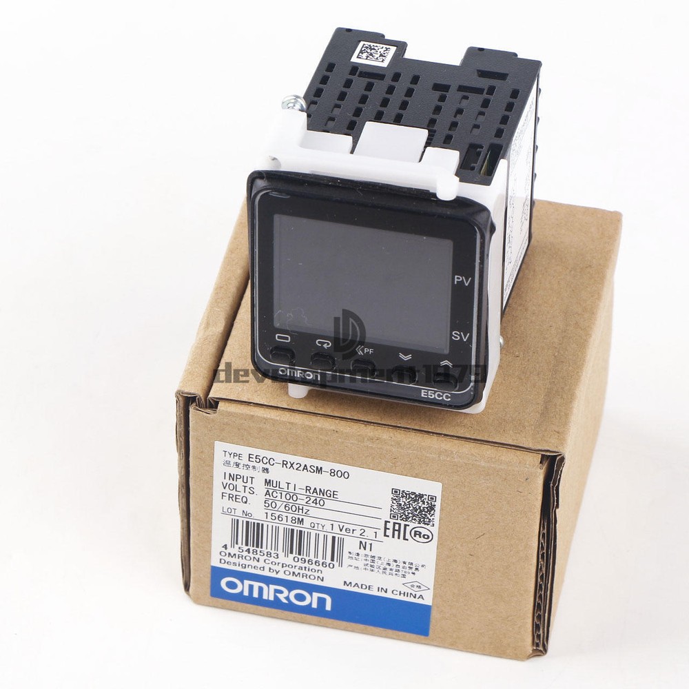 New Omron Temperature Controller E5CC-RX2ASM-800 100-240VAC