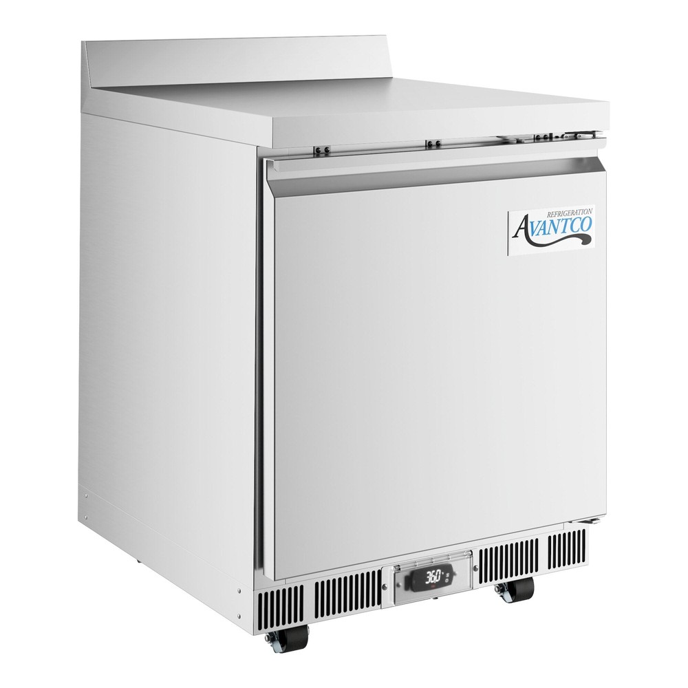 27" VersaHub WiFi-Enabled Front Breathing Worktop Refrigerator with 3 1/2" Backs