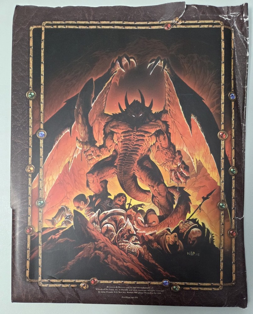 Dungeons & Dragons WotC D&D 3rd Ed Character Sheets 3.0 VG+