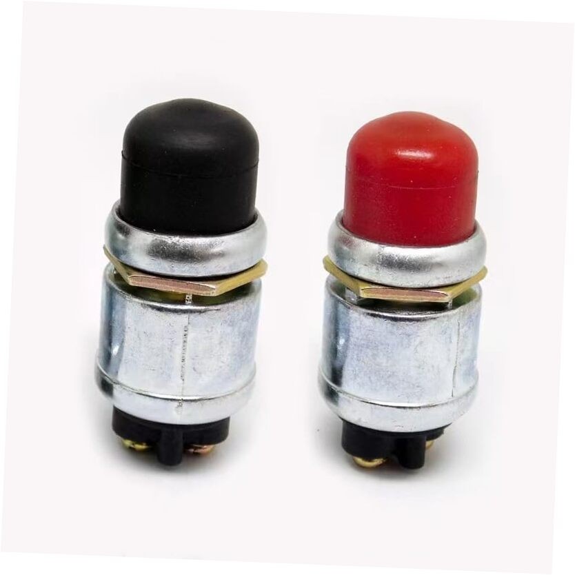 2pcs Waterproof Momentary Push Button Switch 12v and 24v Engine Start Push to