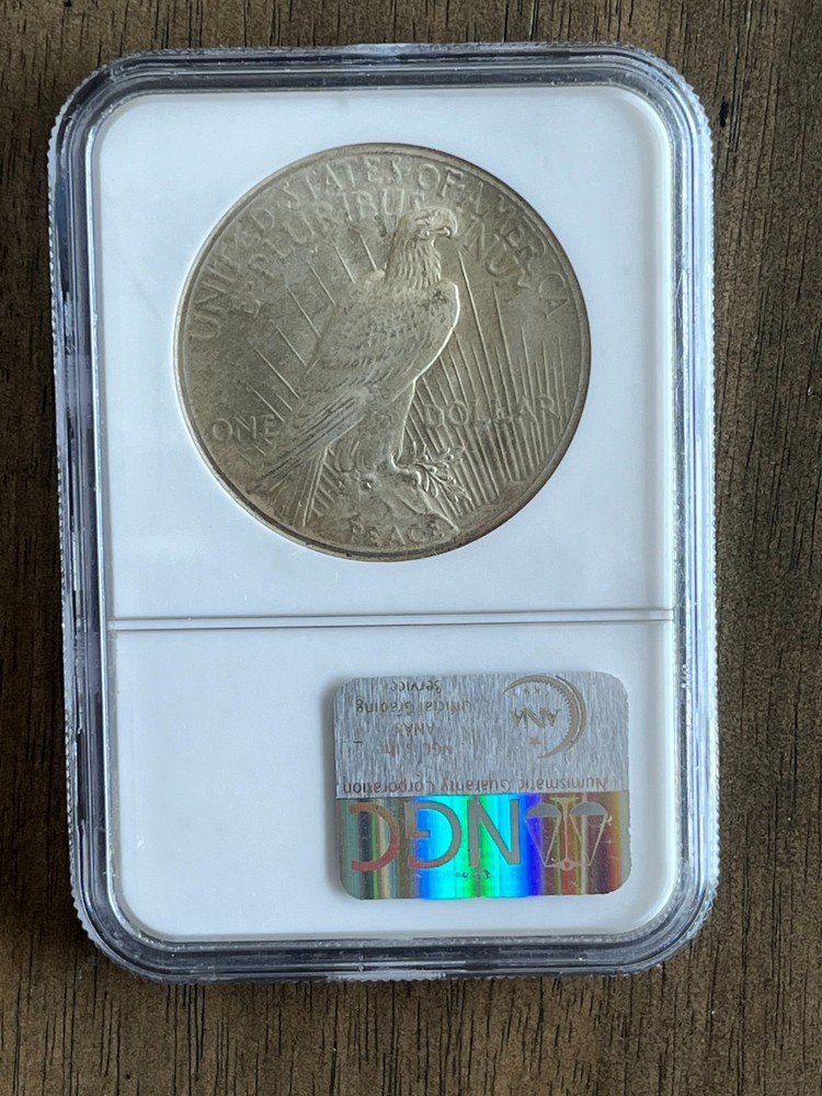 1928-P Silver Peace Dollar Graded MS64 by NGC