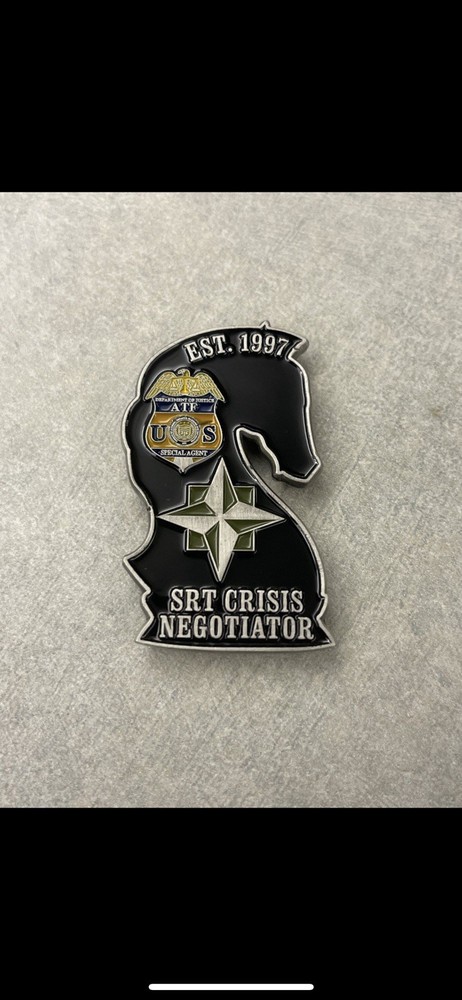ATF SRT Crisis Negotiator Challenge Coin Est 1997
