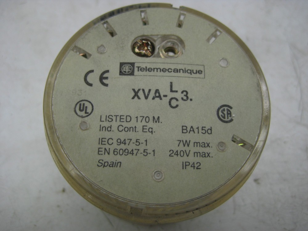 TELEMECANIQUE XVA-L3C CLEAR STACK LIGHT UNMP