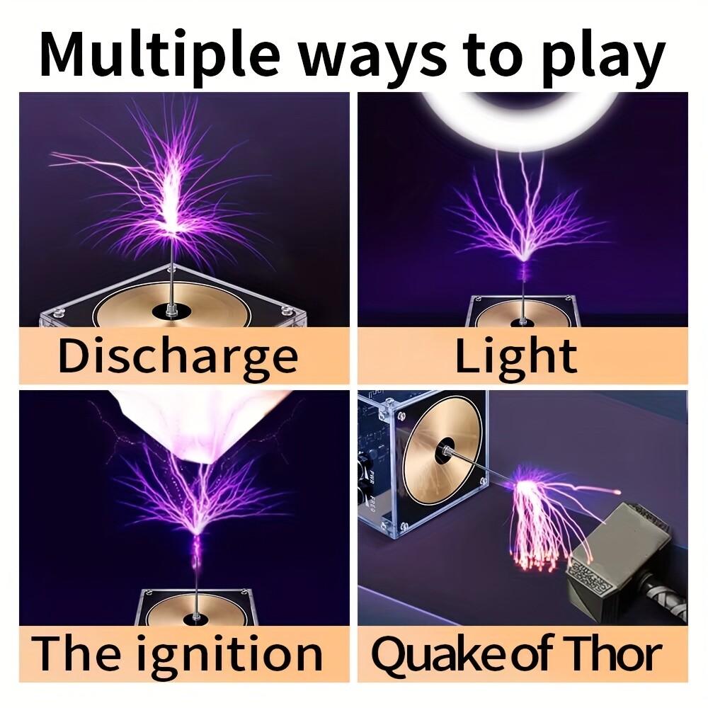 High-Resolution Stereo Tesla Coil Speaker - Lighting Effects