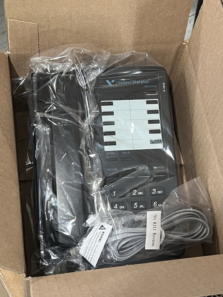 Vodavi Starplus 2802-00 Single-Line Speakerphone (Black) - Refurbished