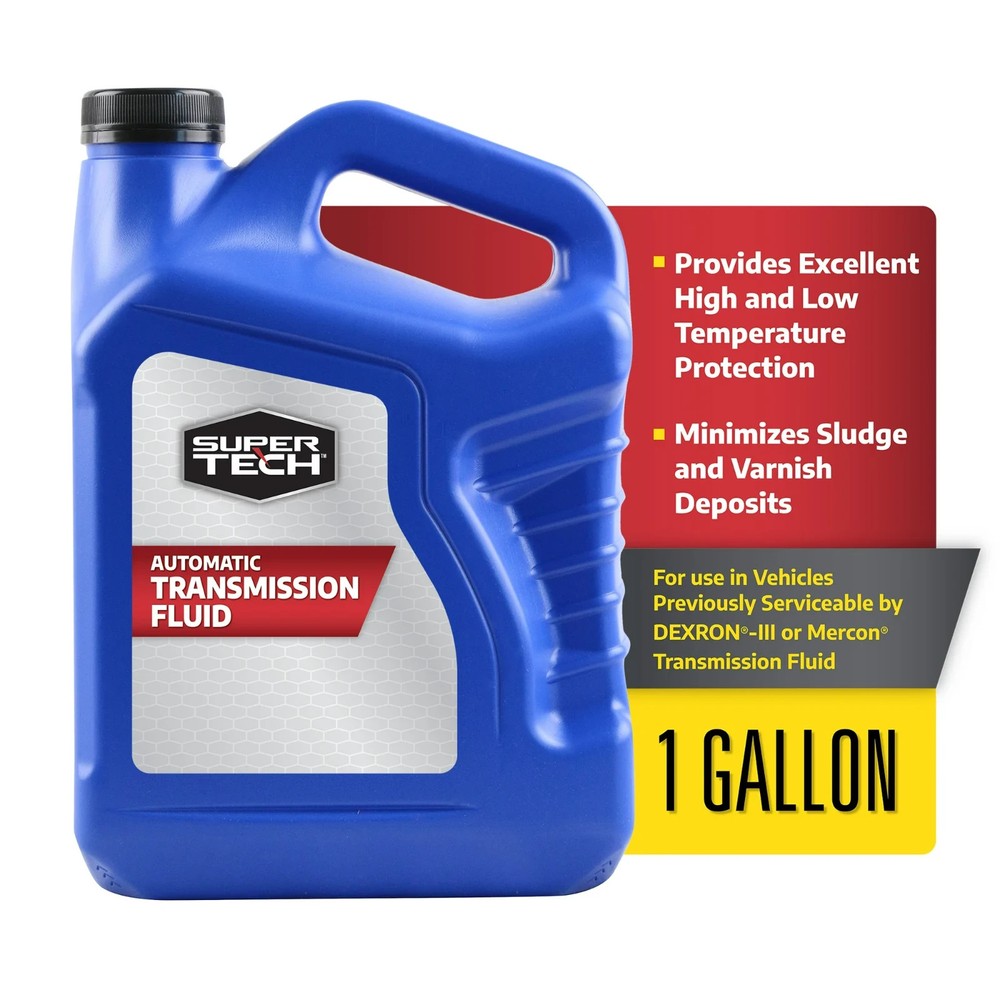 (2 pack) Super Tech Automatic Transmission Fluid, 1 Gallon Bottle