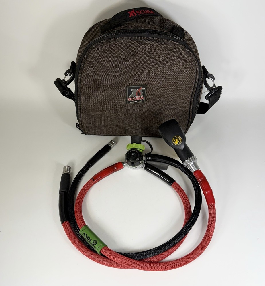 Poseidon Xstream Duration DIN Regulator 1st and 2nd Stage - Green Coded