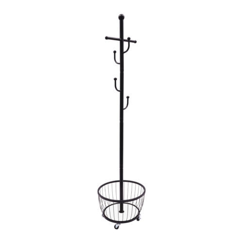 Clothes Rack Garment Stand Organizer Coat Rack Hat Stand Tree w/ 6 Hooks