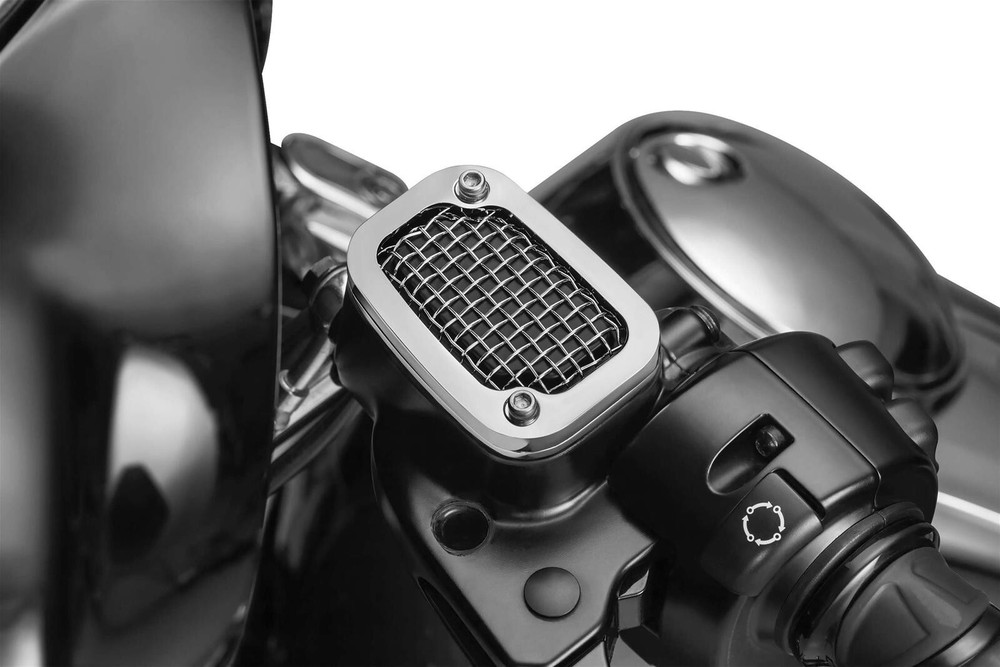 Kuryakyn 6532 Chrome Mesh Master Cylinder Cover