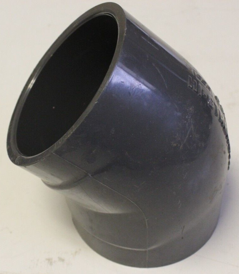 4 inch 45 Degree Elbow PVCI Sch 80 Gsr Socket x Socket