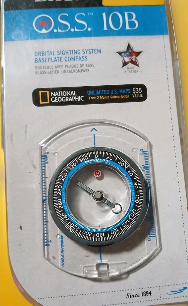 Compass Baseplate Orbital Sighting