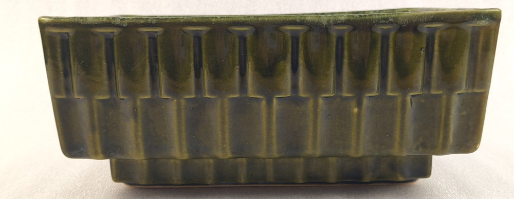 Cookson Mid-Century CP-338 Dark Green w/trim Rectangular Planter