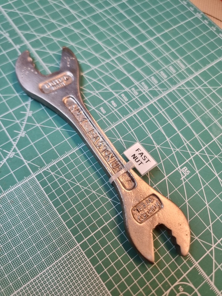No 1 Fastnut Spanner Made In Britain