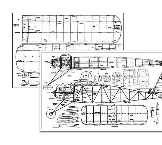 Airmaster 72" WS RC Model Airplane Plans Templates PDF on USB