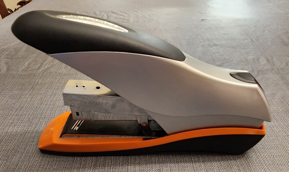 Swingline High Capacity Optima Stapler Model #8767x 2-70 Sheets Orange Silver