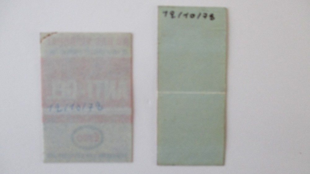 2 small labels vintage engine compartment, oil SHELL Super 100