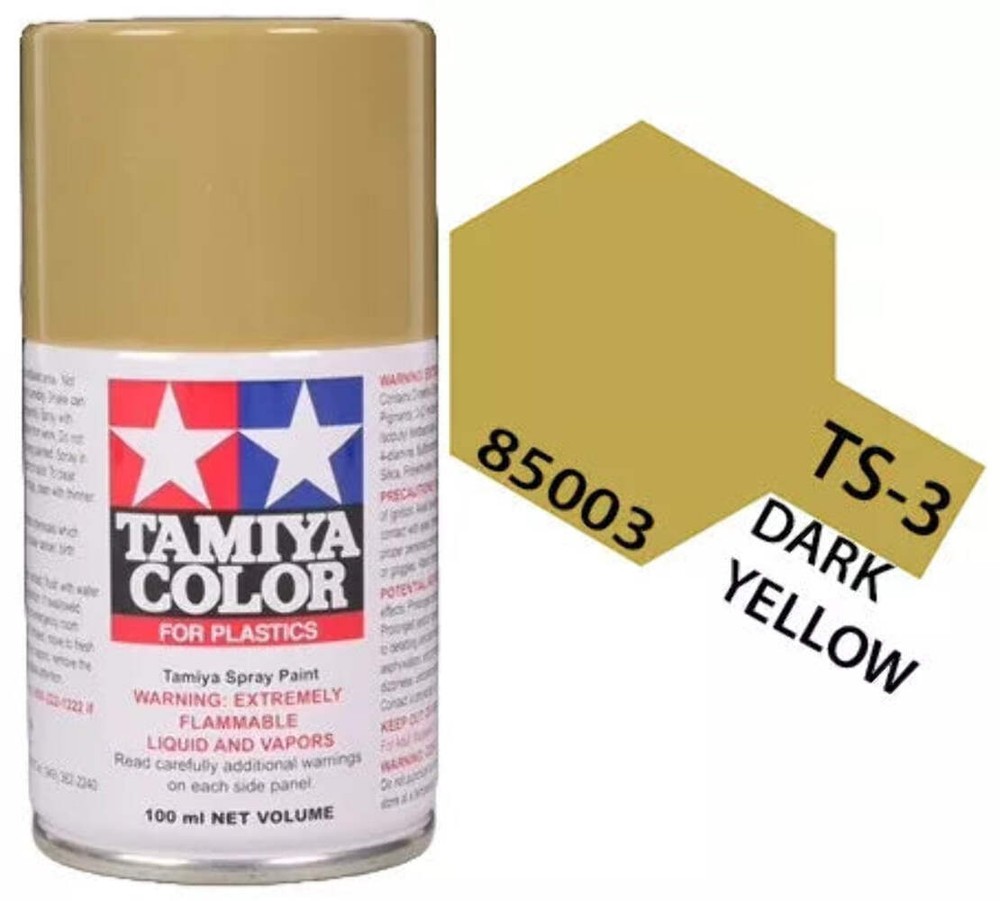 TS-3 Dark Yellow Lacquer Paint 100ml