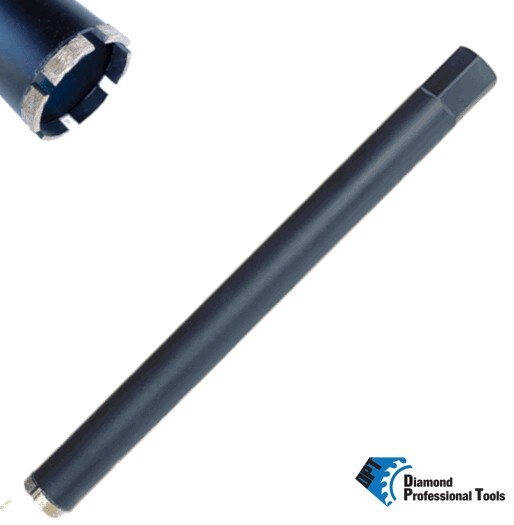 2 Pack 1 - 1/8" Diamond Wet Core Drill Bits Cutting Concrete Brick Block Asphalt