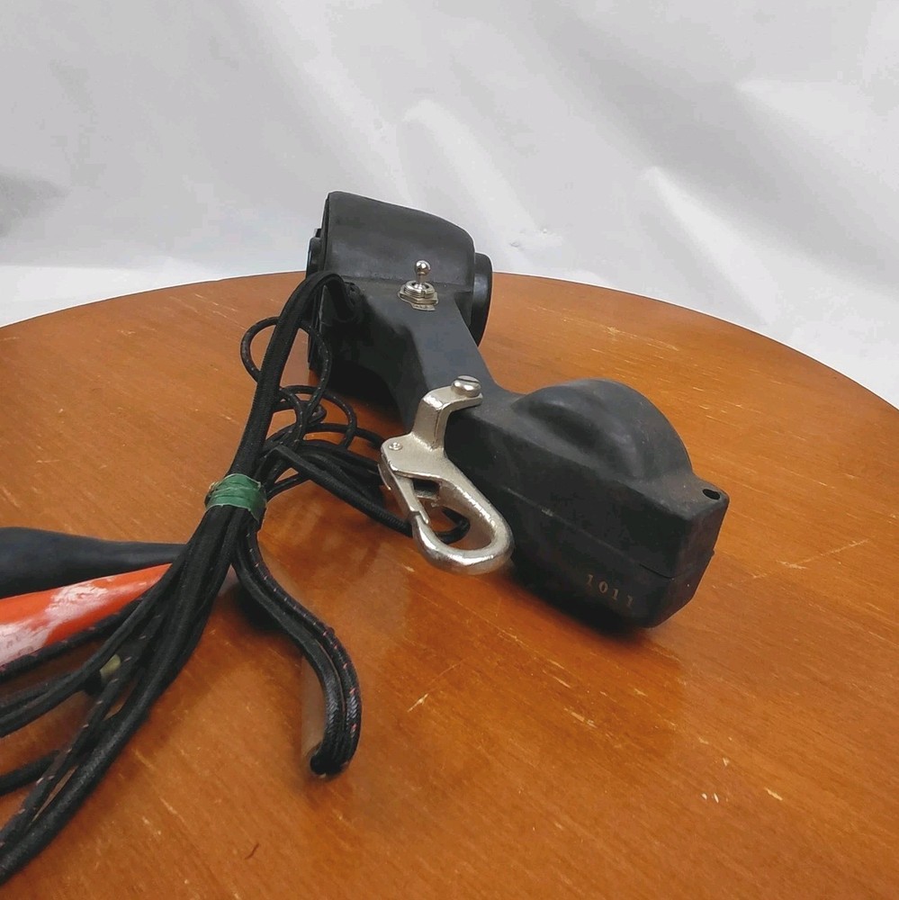 Vtg Beco System Phone Electric Lineman's Test Butt Set Rotary Untested Black
