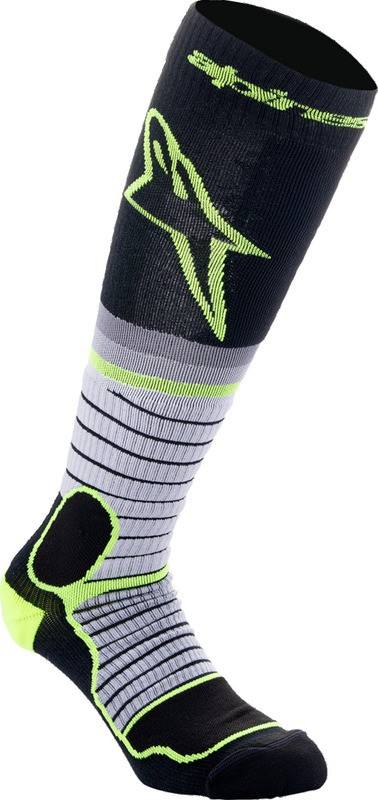 Alpinestars MX Pro Black Gray Yellow Socks