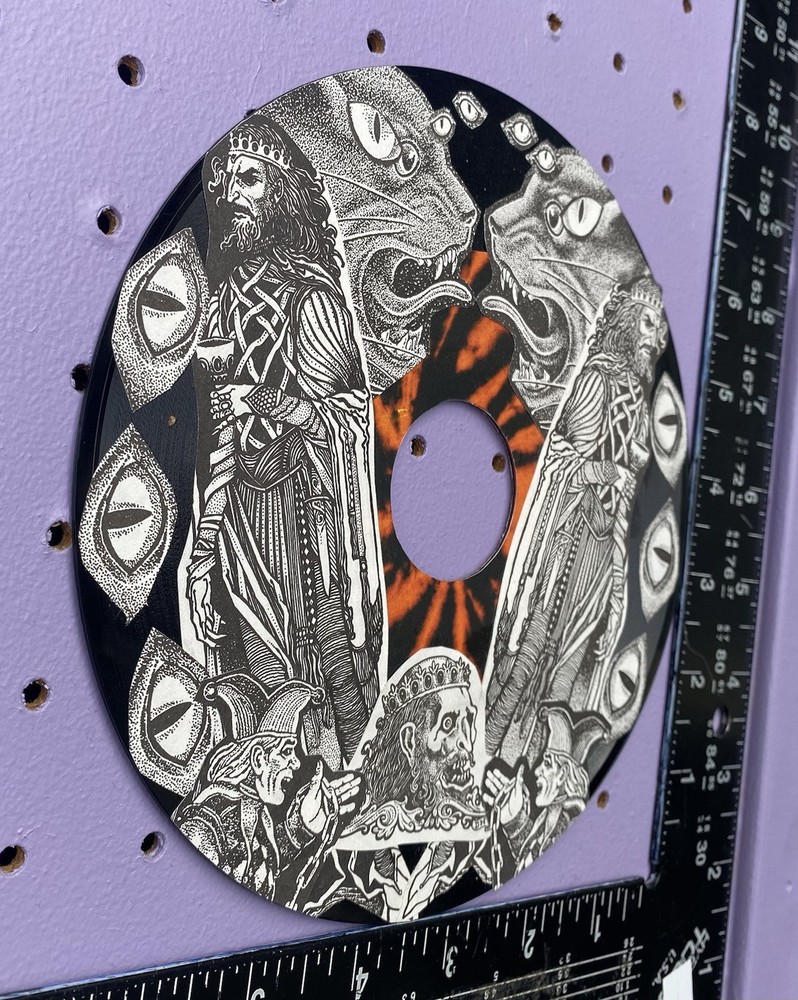 Original Art- EAP - Collage On 45 Record