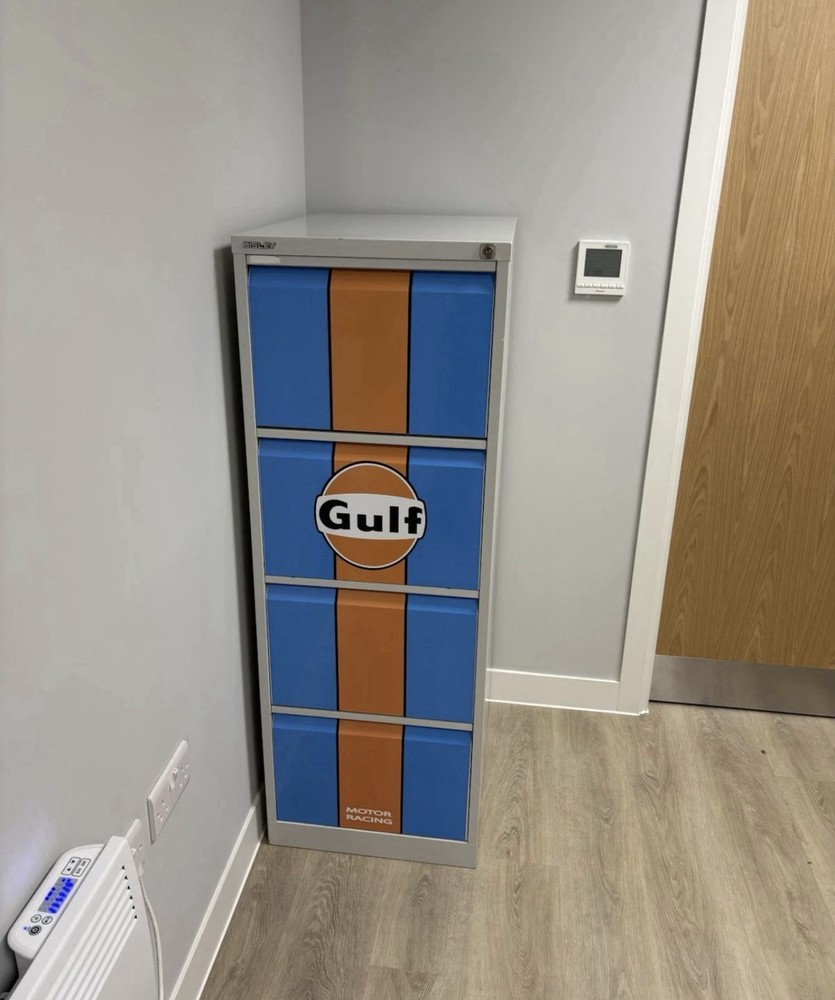 Beasley Filing cabinet  graphics / decala