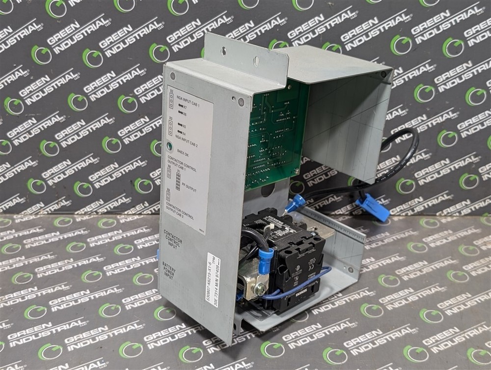 USED Siemens S30807-K6215-X1-6 Contactor Control Panel Assembly