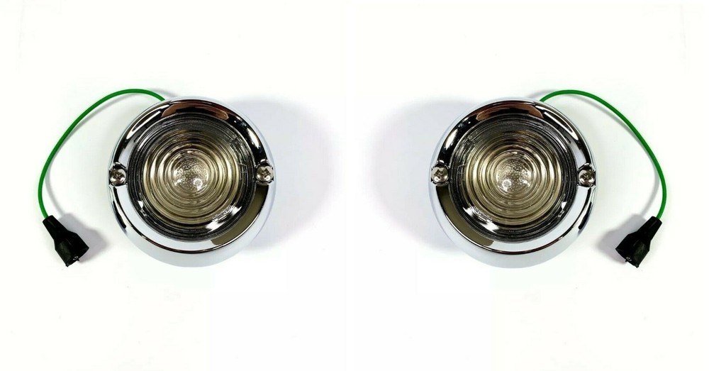 Pair Back Up Reverse Light Lamp Assembly For 1960-1966 Chevrolet Pickup Trucks