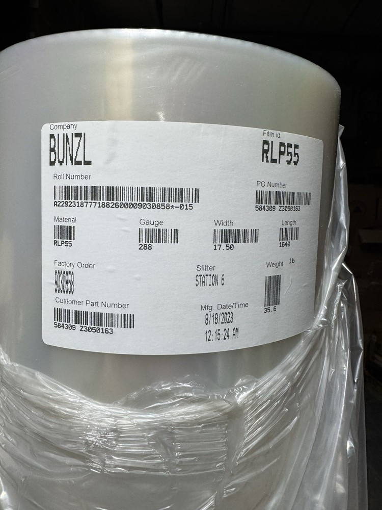 Plastic Roll Bunzl RLP55