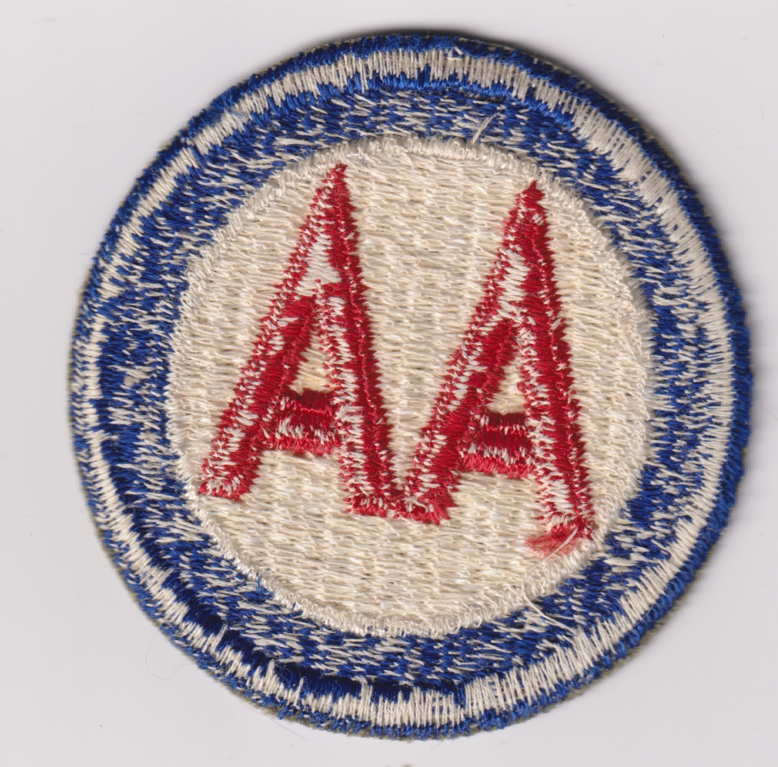 Anti Aircraft Command patch AA unissued US Army real WWII make