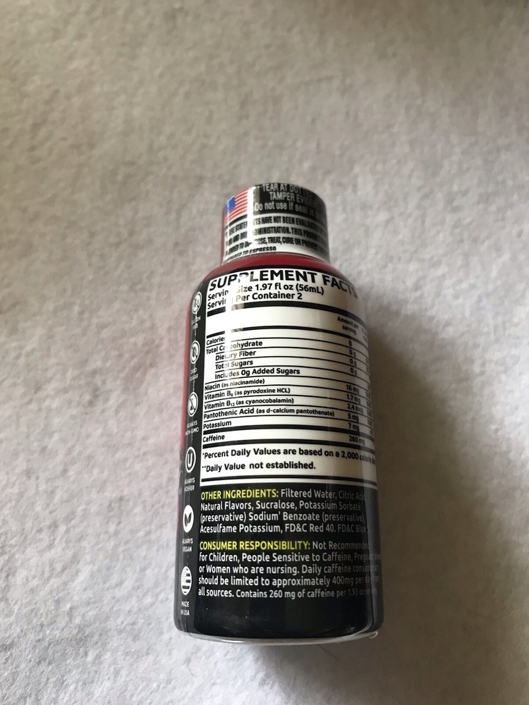 Seven Hour Energy Shots X 6 Bottles