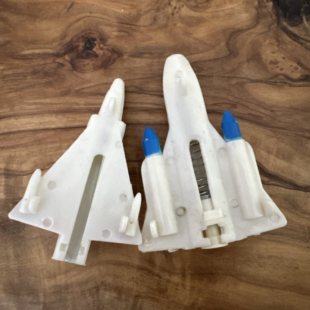 Two Small Vintage Space Shuttle Plastic Minature