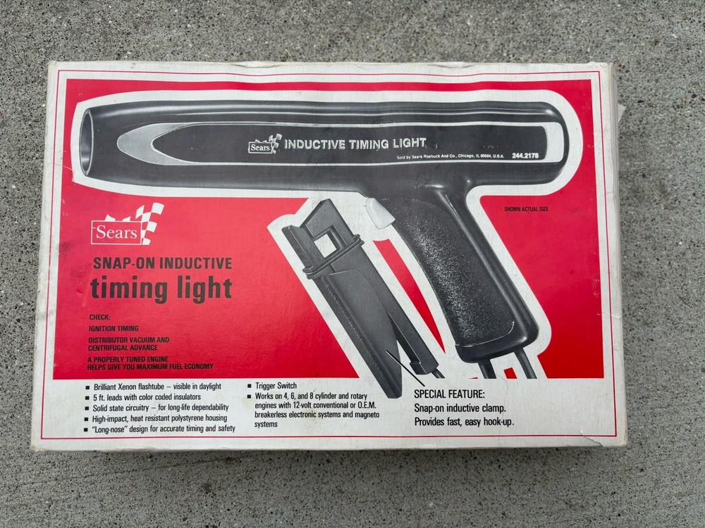 Sears Clamp On Inductive Timing Light Timing Analyzer 244-2178