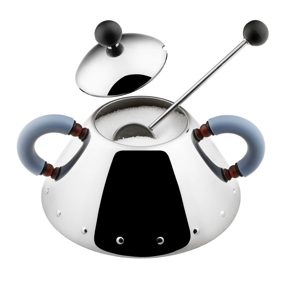 Alessi Michael Graves Sugar Bowl And Spoon