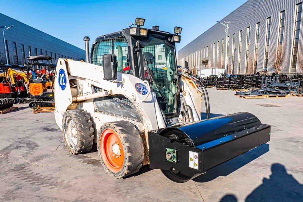 Skid Steer Loader 1.5m Soil Vibratory Roller Compactor Attachment for Bobcat