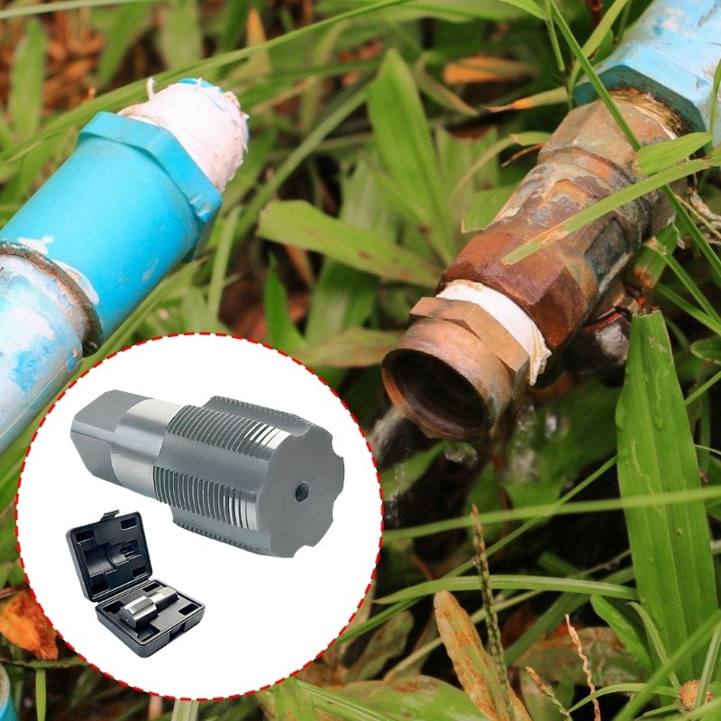 1-1/2NPT Tap Threading Tool Fixes Leak Pipe In Home DIY Professional Projects