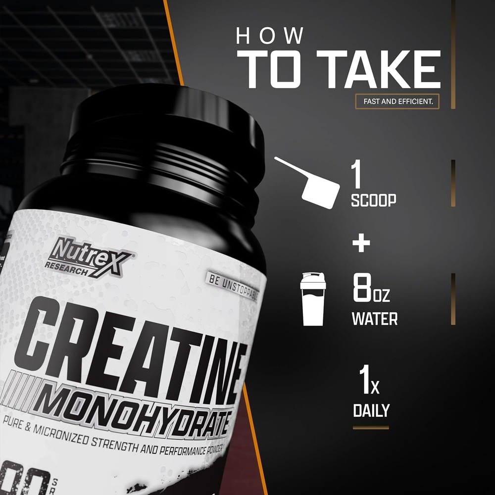 Nutrex CREATINE Monohydrate Bulk Powder Micronized Unflavored 400 Svg 2000 Grams