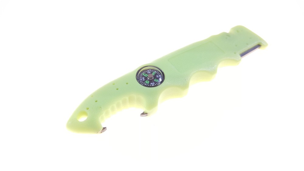 Knife and Tool Sharpener and Bottle opener with Compass Survival tool Carbide
