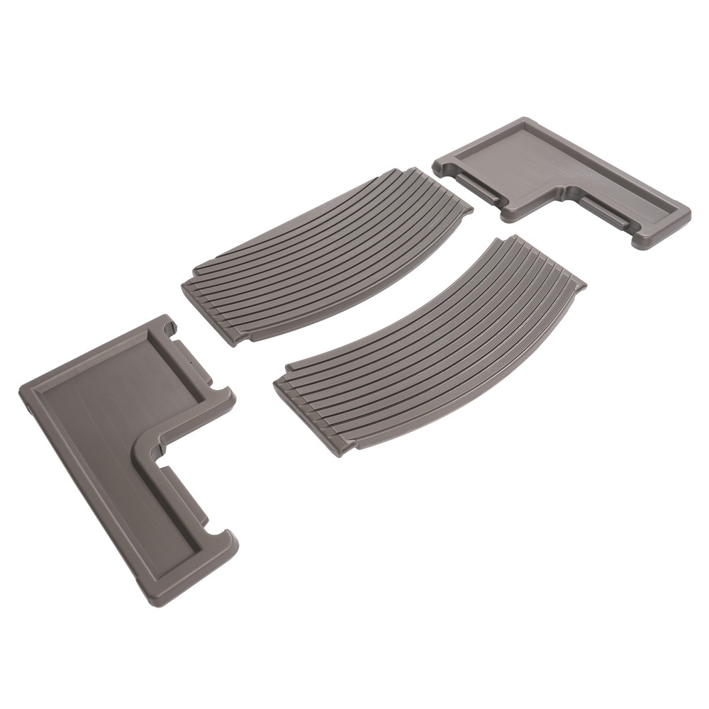 Outdoor Polypropylene Multi Purpose Spa and Hot Tub Handi-Step Step, Carbon Gray
